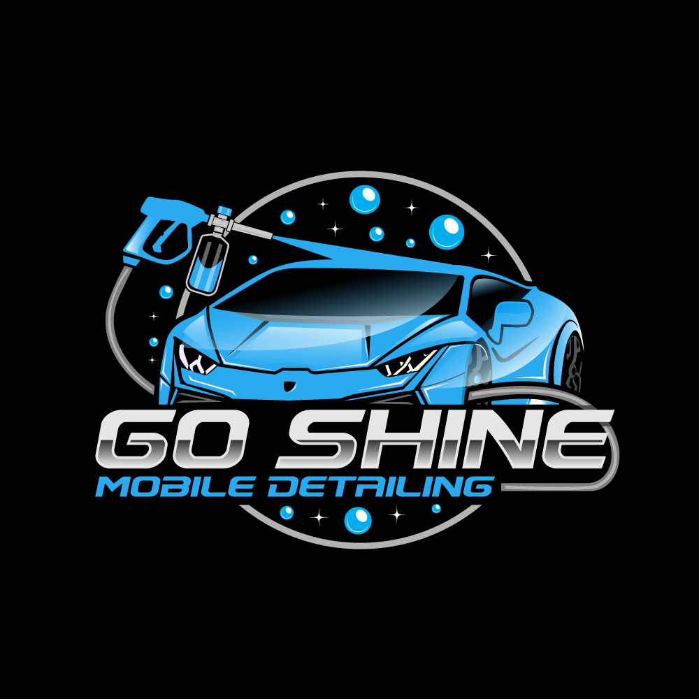 auto detailing logo, mobile detailing logo, car detailing logo, logo design